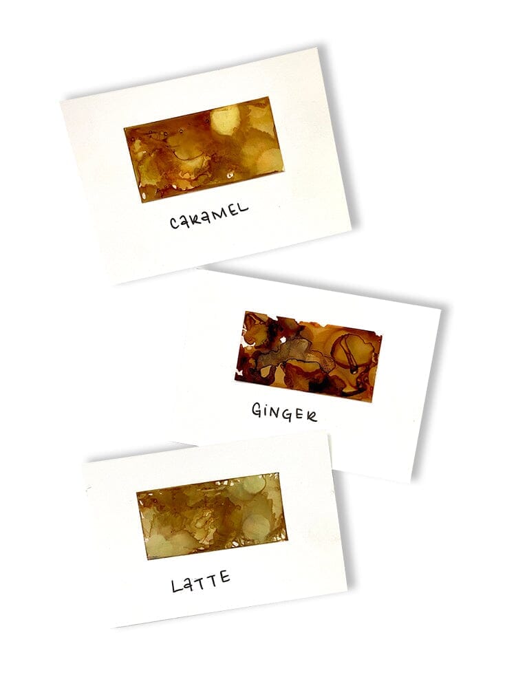 Tim Holtz Alcohol Ink Set of 3 - Cabin Cupboard (Caramel, Ginger, Latte) - The Merri Artist - merriartist.com