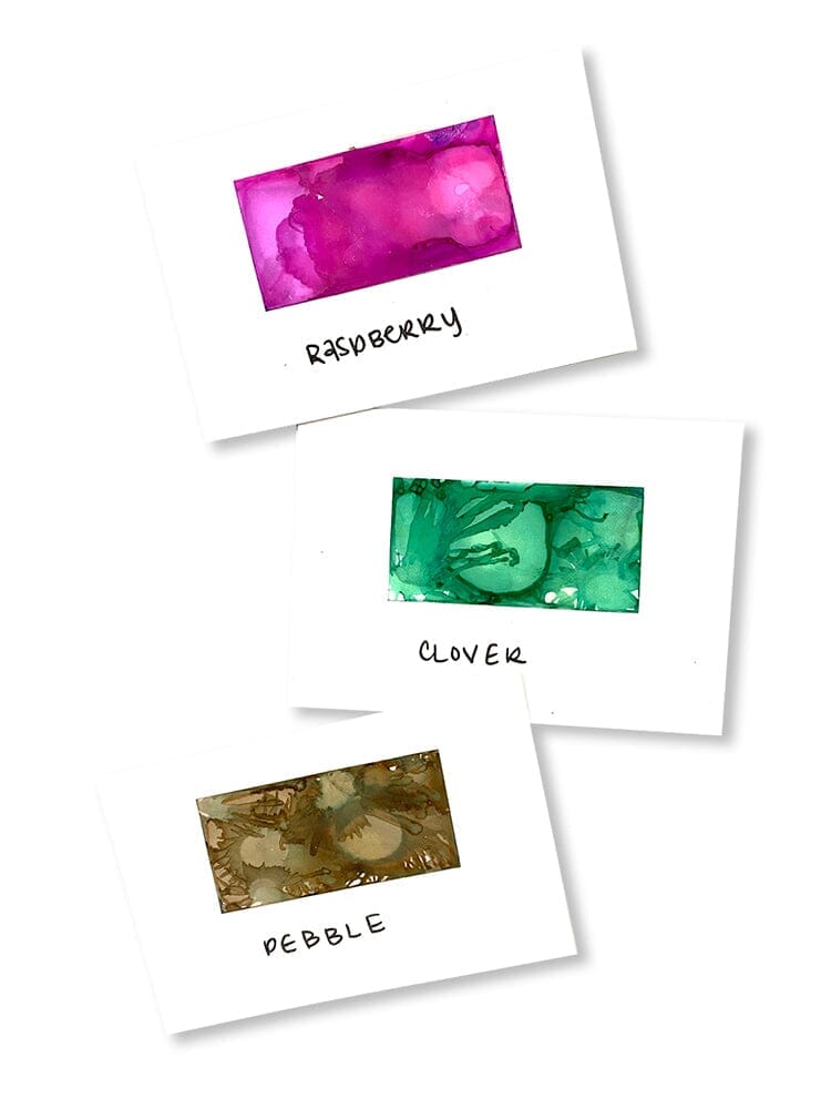 Tim Holtz Alcohol Ink Set of 3 - Valley Trail (Raspberry, Pebble, Clover) - The Merri Artist - merriartist.com