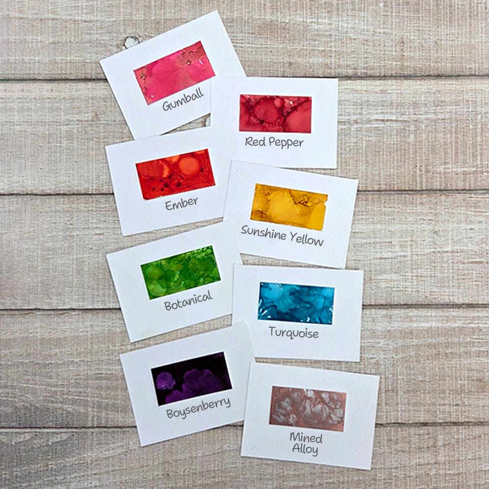 Tim Holtz Alcohol Ink Set of 8 - Spectrum Bright - The Merri Artist - merriartist.com