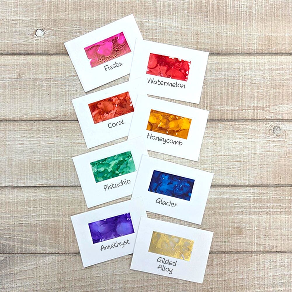 Tim Holtz Alcohol Ink Set of 8 - Spectrum Retro - The Merri Artist - merriartist.com