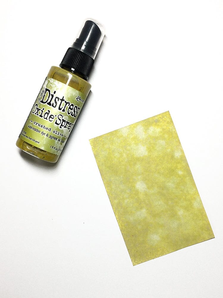 Tim Holtz Distress Oxide Spray 1.9 fl oz - Crushed Olive - The Merri Artist - merriartist.com