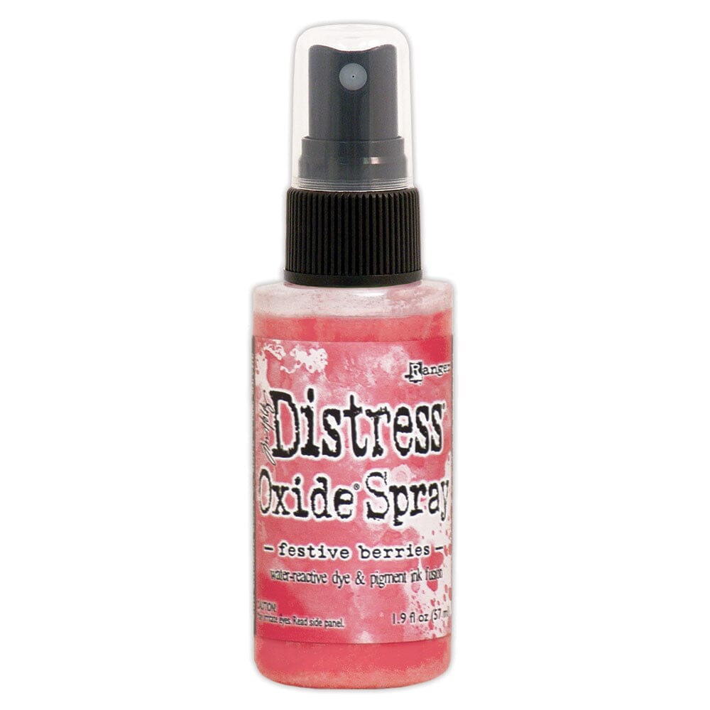 Tim Holtz Distress Oxide Spray 1.9 fl oz - Festive Berries - The Merri Artist - merriartist.com
