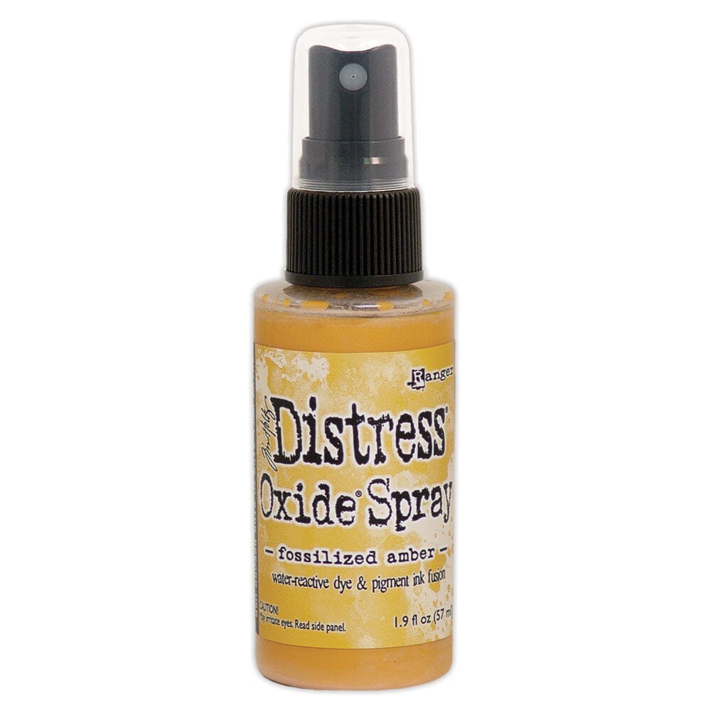 Tim Holtz Distress Oxide Spray 1.9 fl oz - Fossilized Amber - The Merri Artist - merriartist.com