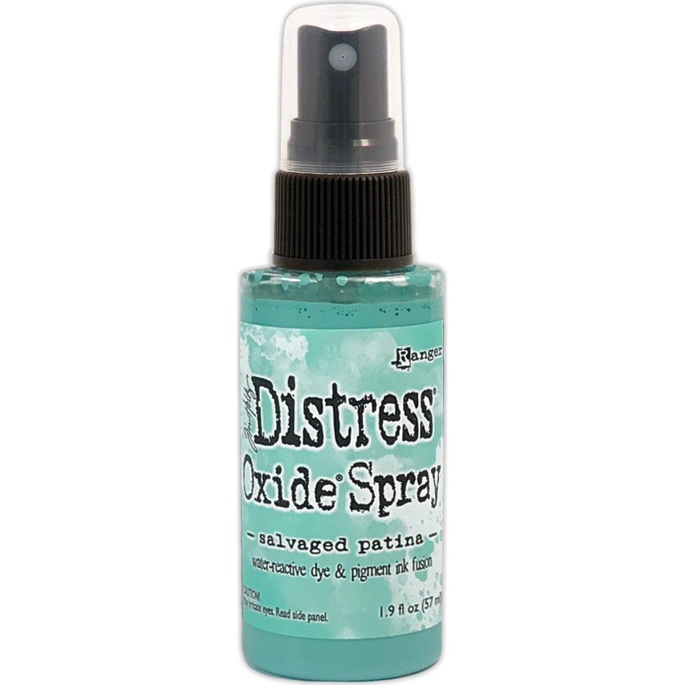 Tim Holtz Distress Oxide Spray 1.9 fl oz - Salvaged Patina - The Merri Artist - merriartist.com