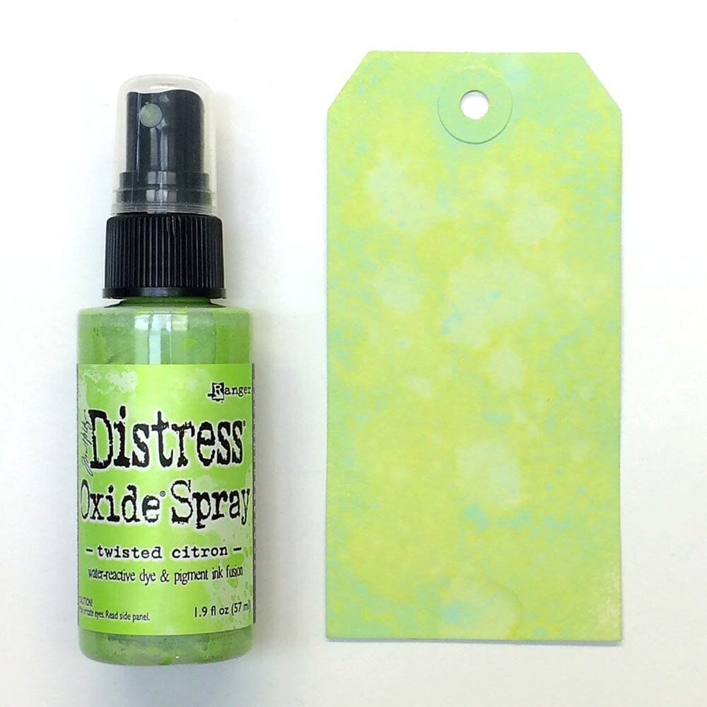 Tim Holtz Distress Oxide Spray 1.9 fl oz - Twisted Citron - The Merri Artist - merriartist.com