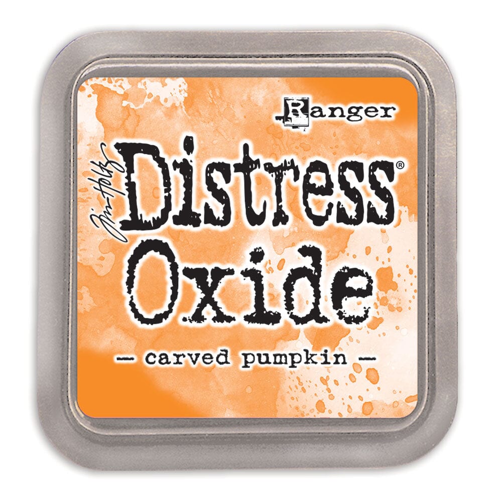 Tim Holtz Distress Oxide Stamp Pad - Carved Pumpkin - The Merri Artist - merriartist.com