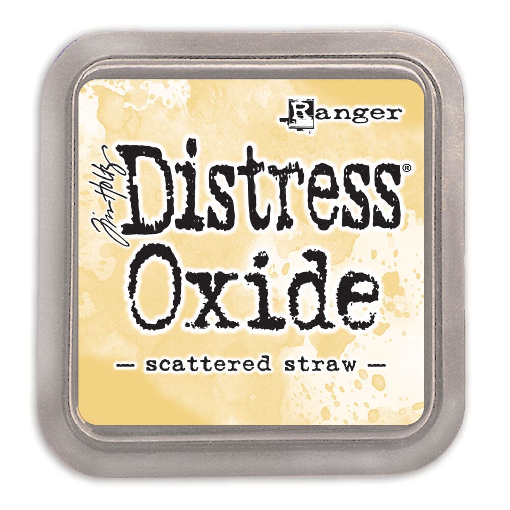 Tim Holtz Distress Oxide Stamp Pad - Scattered Straw - The Merri Artist - merriartist.com