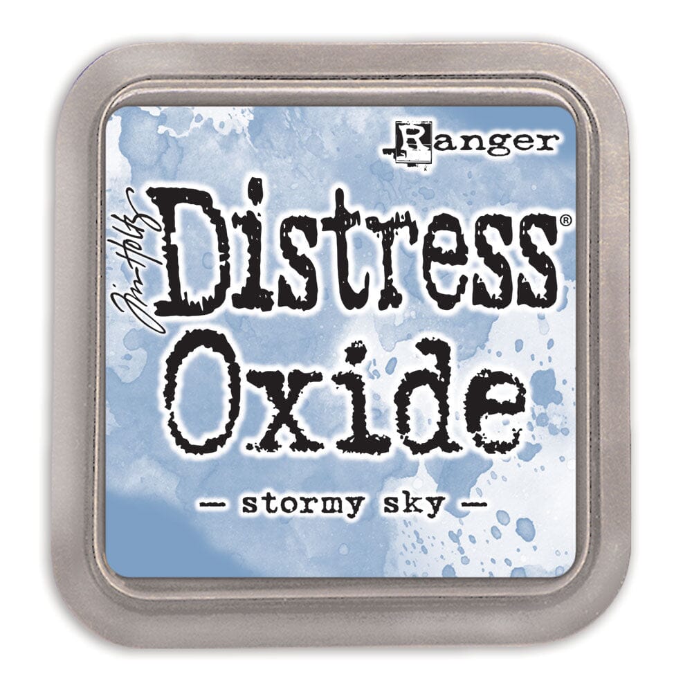 Tim Holtz Distress Oxide Stamp Pad - Stormy Sky - The Merri Artist - merriartist.com