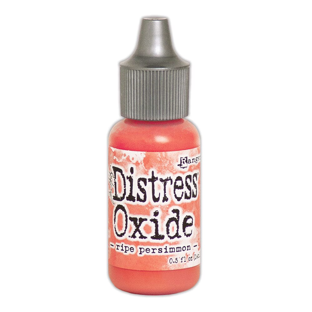 Tim Holtz Distress Oxides Reinker 0.5 fl. oz. - Ripe Persimmon - The Merri Artist - merriartist.com