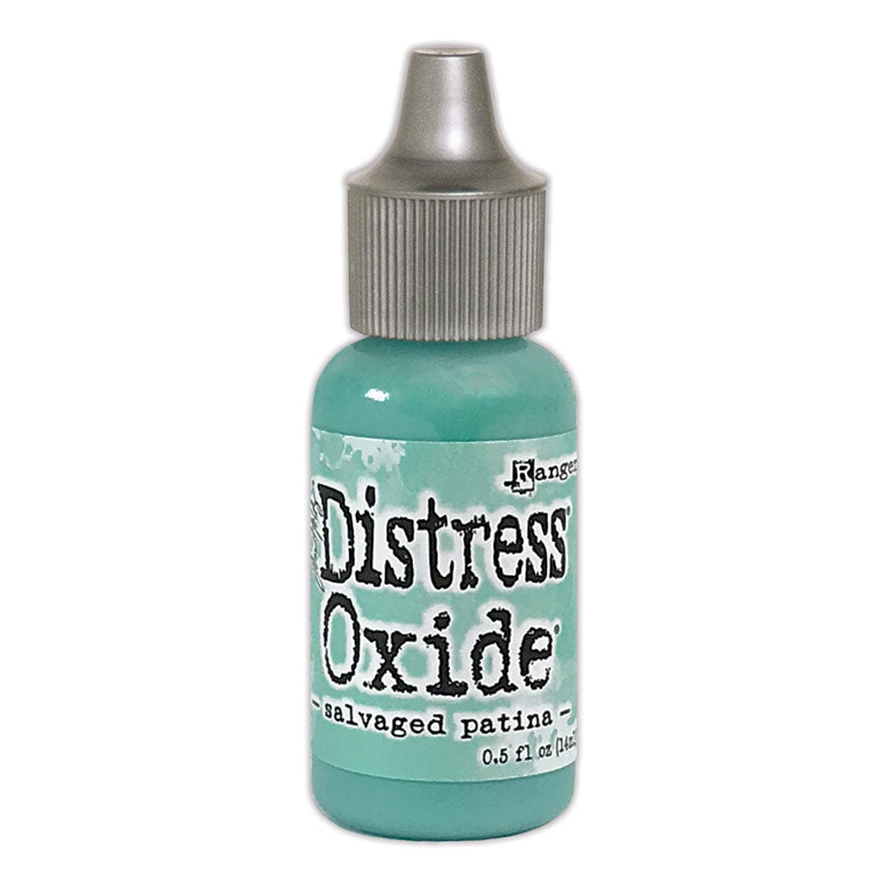 Tim Holtz Distress Oxides Reinker 0.5 fl. oz. - Salvaged Patina - The Merri Artist - merriartist.com