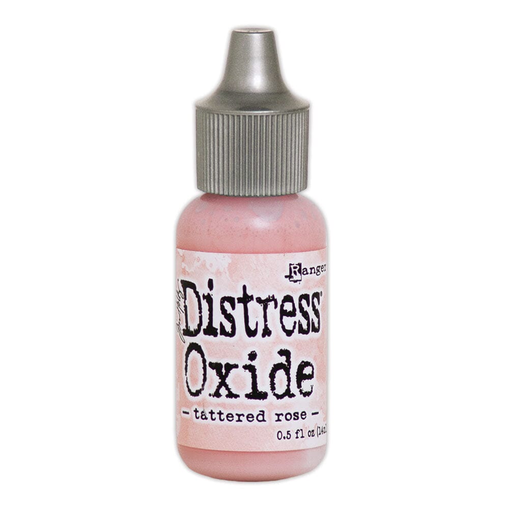 Tim Holtz Distress Oxides Reinker 0.5 fl. oz. - Tattered Rose - The Merri Artist - merriartist.com