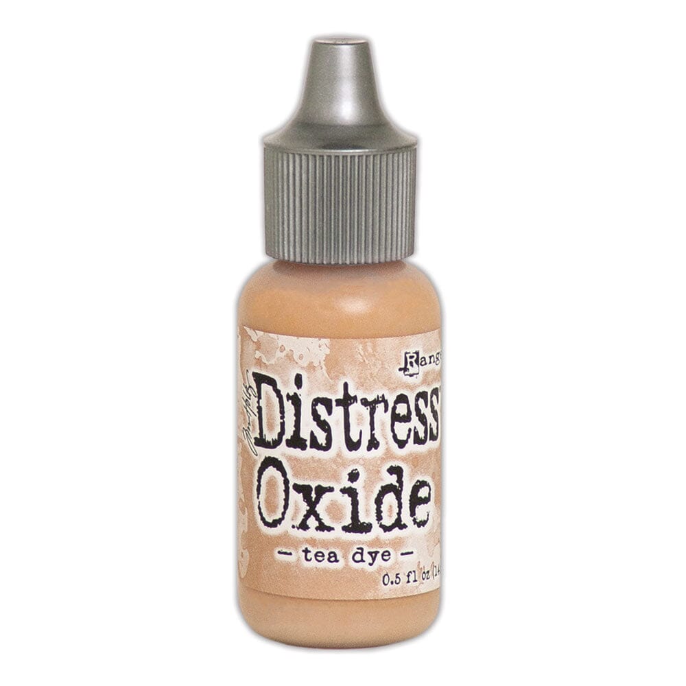 Tim Holtz Distress Oxides Reinker 0.5 fl. oz. - Tea Dye - The Merri Artist - merriartist.com