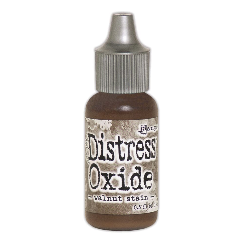 Tim Holtz Distress Oxides Reinker 0.5 fl. oz. - Walnut Stain - The Merri Artist - merriartist.com