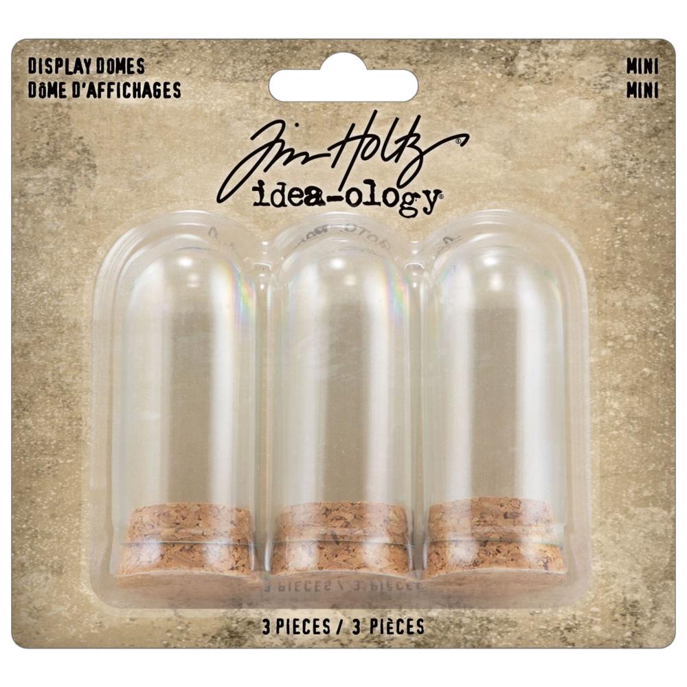 Tim Holtz Idea - Ology Display Mini Domes - 3 Pack - The Merri Artist - merriartist.com
