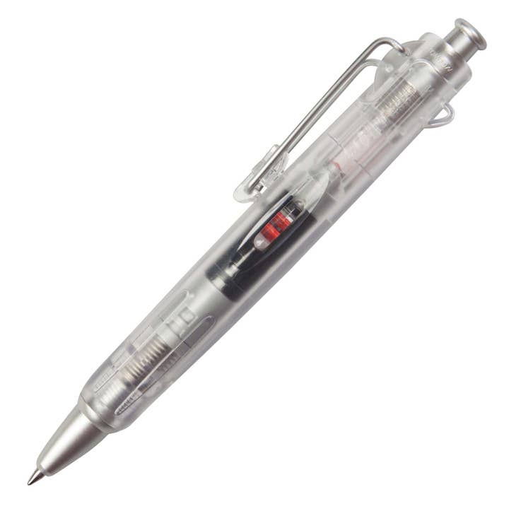 Tombow Airpress Pen - Clear body, Black ink .7mm ball, fine - The Merri Artist - merriartist.com