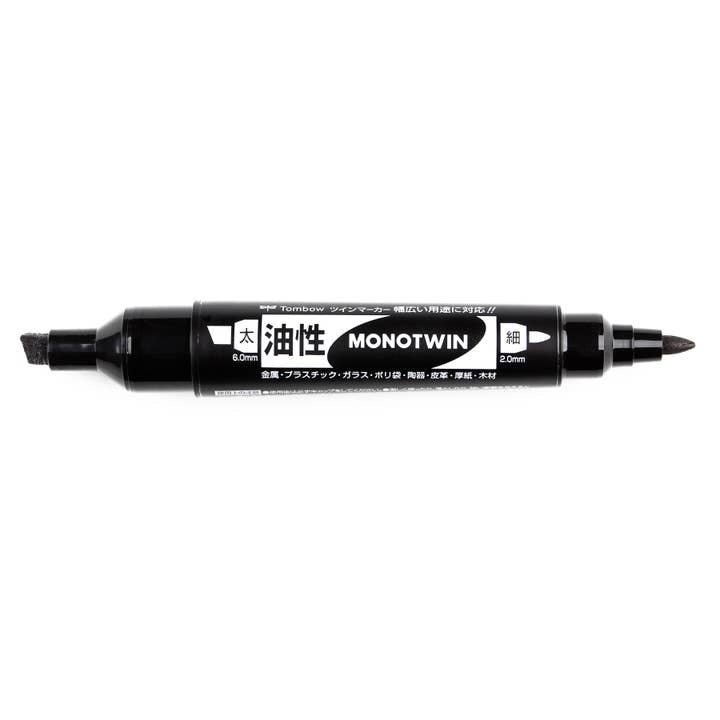 Tombow Mono Twin Marker - Bold, Black - The Merri Artist - merriartist.com