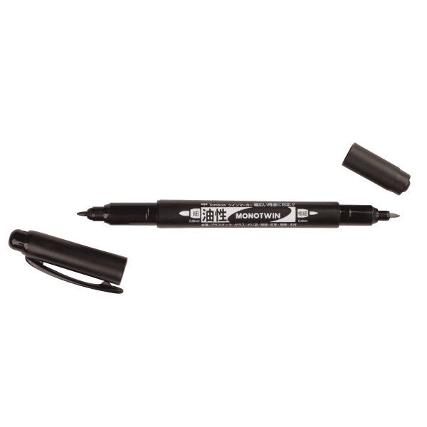 Tombow Mono Twin Marker - Fine, Black - The Merri Artist - merriartist.com