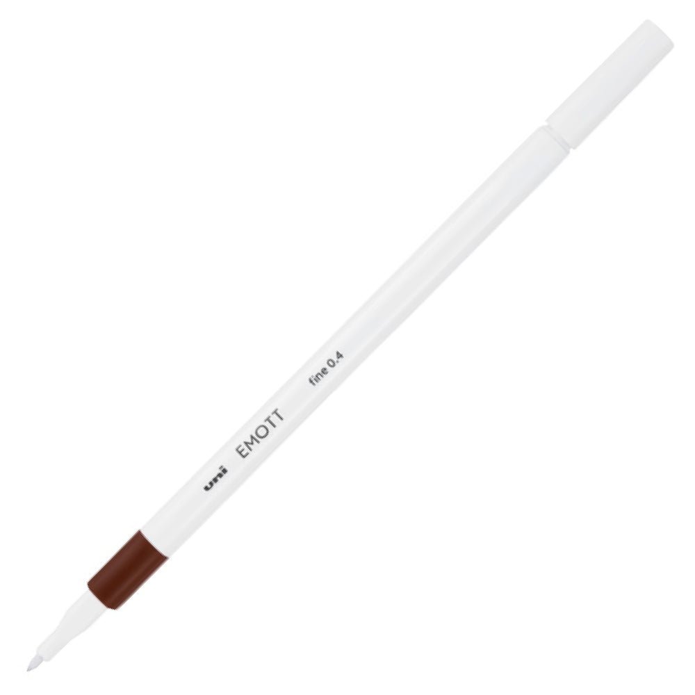 Uni Emott Ever Fine Pen 0.4mm - Brown - The Merri Artist - merriartist.com