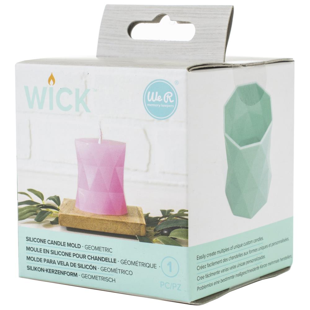 We R Wick Silicone Candle Mold - Geometric - The Merri Artist - merriartist.com