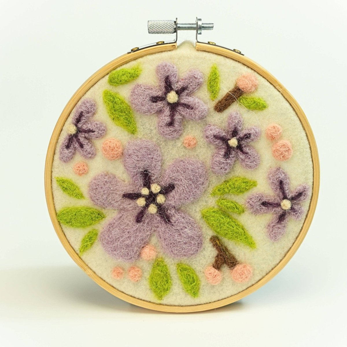 Woolbuddy - Wool Painting Kit: Blossoming Flower - The Merri Artist - merriartist.com