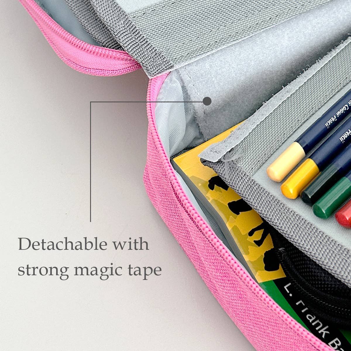 Wrapables.com - Wrapables Large Capacity 72 Slot Pencil Case - Lavender - The Merri Artist - merriartist.com