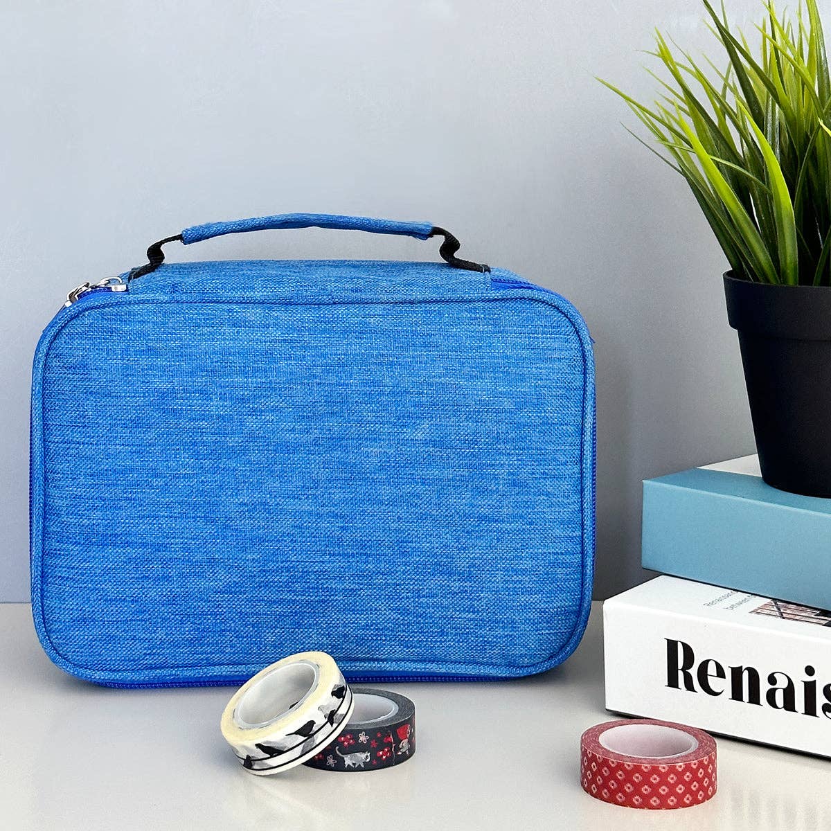 Wrapables.com - Wrapables Large Capacity 72 Slot Pencil Case - Lavender - The Merri Artist - merriartist.com