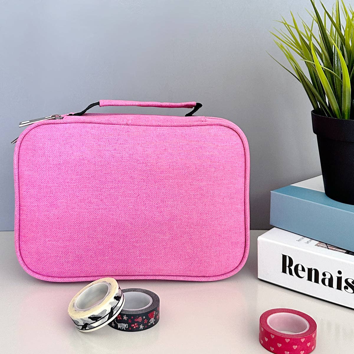Wrapables.com - Wrapables Large Capacity 72 Slot Pencil Case - Lavender - The Merri Artist - merriartist.com