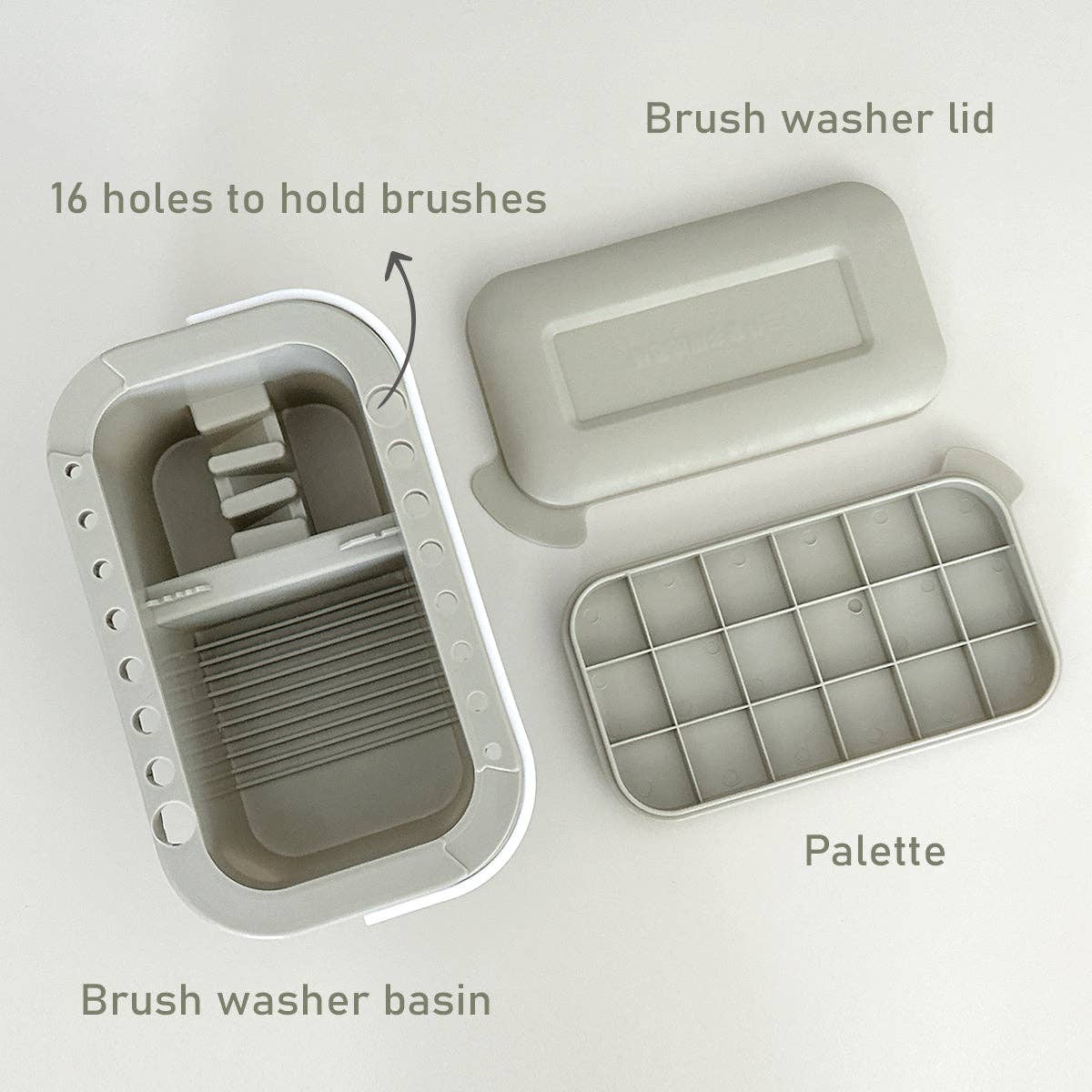 Wrapables.com - Wrapables Paint Brush Cleaner, Artist Paint Brush Holder - The Merri Artist - merriartist.com