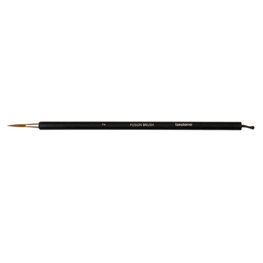 Yasutomo Fusion Brush Size 2 (1/8" x 5/8") - The Merri Artist - merriartist.com