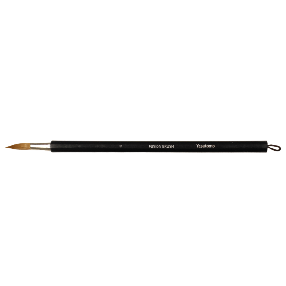 Yasutomo Fusion Brush Size 4 (3/16" x 7/8") - The Merri Artist - merriartist.com