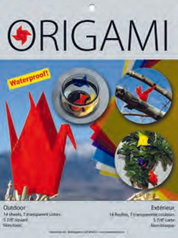 Yasutomo Outdoor Waterproof Origami 5 7/8" Sheets - 7 Colors - 14 Sheets - The Merri Artist - merriartist.com