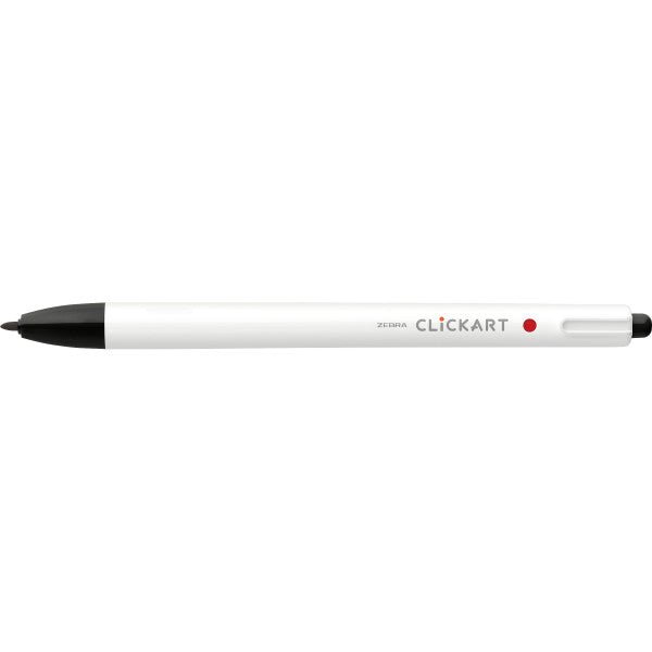 Zebra ClickArt Retractable Marker Pen .6mm Black - The Merri Artist - merriartist.com