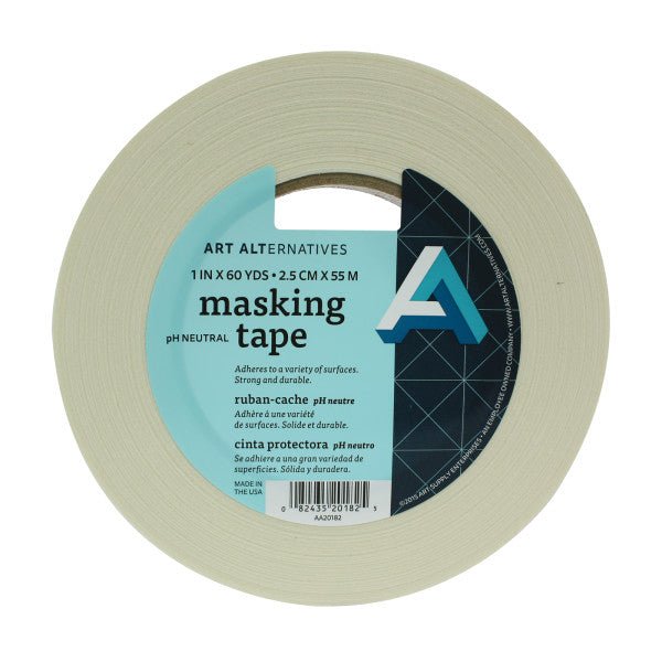 Acid Free Masking Tape 1 inch x 60 yards - merriartist.com