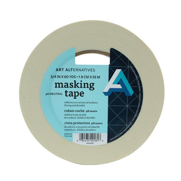 Acid Free Masking Tape 3/4 inch x 60 yards - merriartist.com