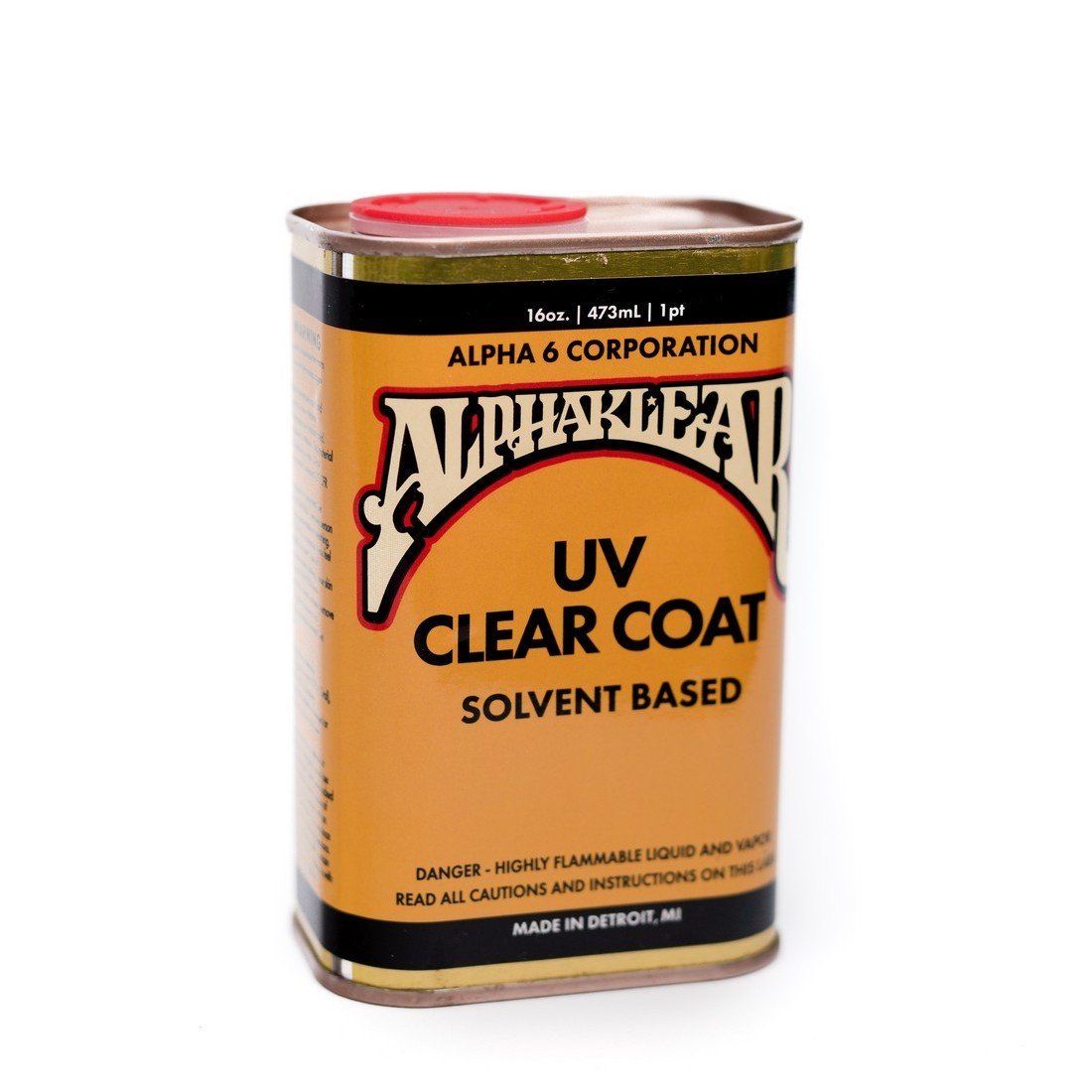 Alpha 6 Corporation - AlphaKlear – Solvent Based Clearcoat 16 fl oz - merriartist.com