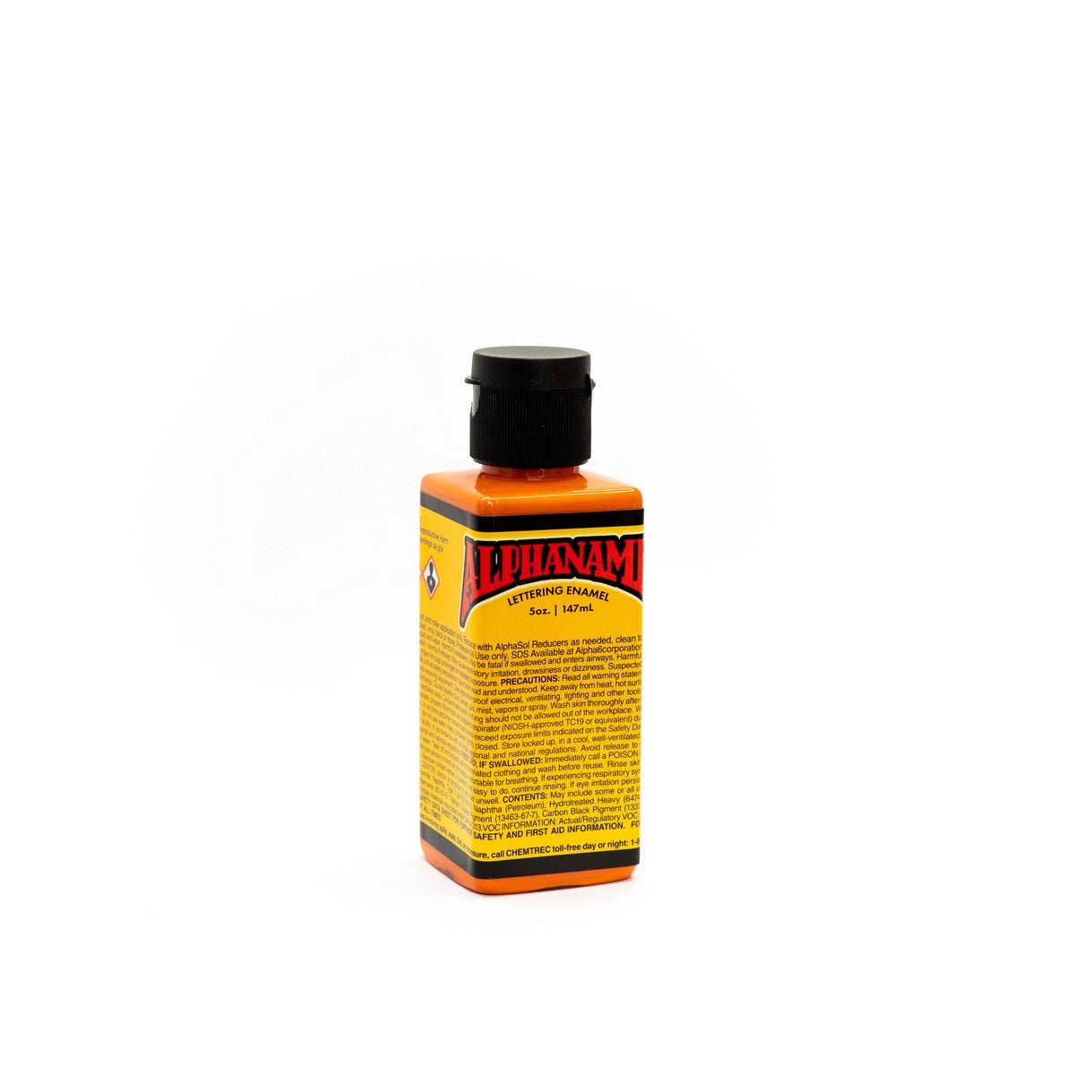 Alpha6 Alphanamel Lettering Enamel - 5 fl oz (147 ml) - Alpha Orange - The Merri Artist - merriartist.com