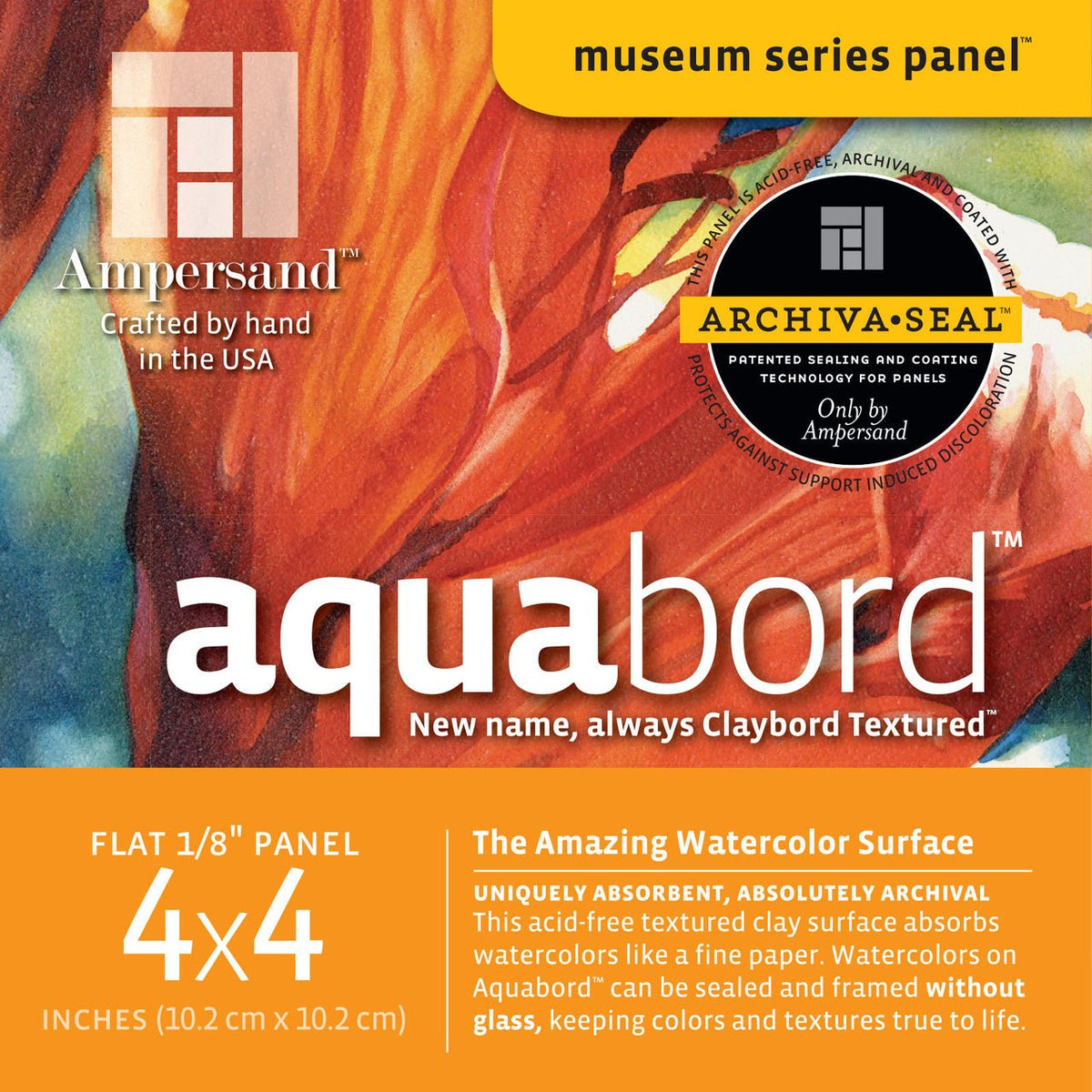 Ampersand Aquabord - 4X4 (4 pack) - merriartist.com