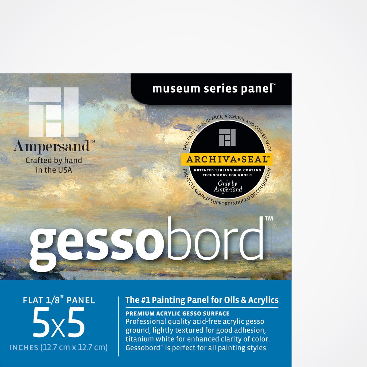 Ampersand Gessobord 5X5 (4 Pack) - merriartist.com