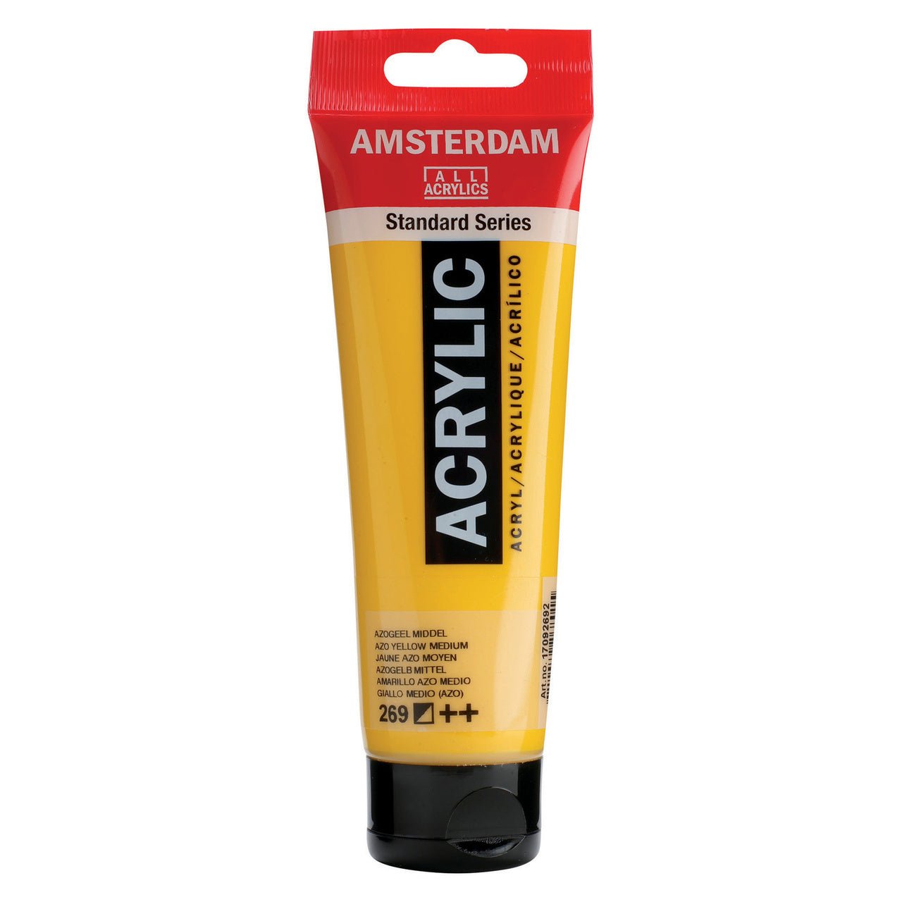 Amsterdam Standard Acrylic Paint 120ml Azo Yellow Medium - merriartist.com