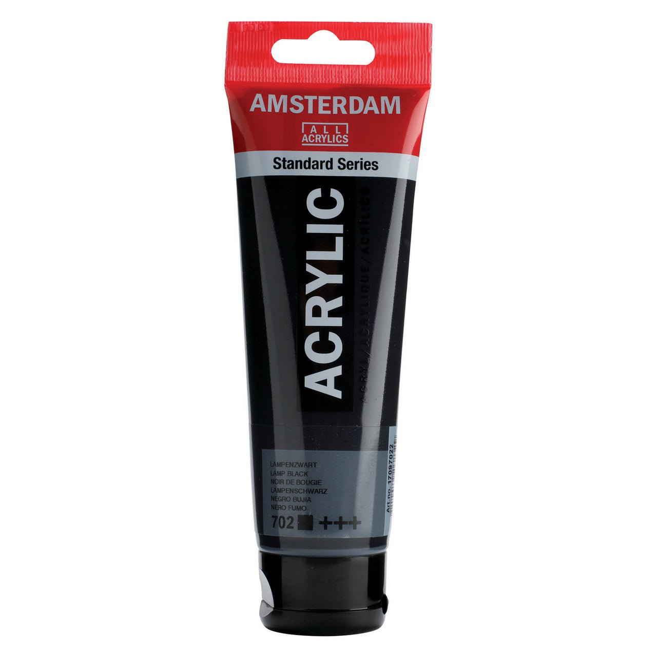 Amsterdam Standard Acrylic Paint 120ml Lamp Black - merriartist.com