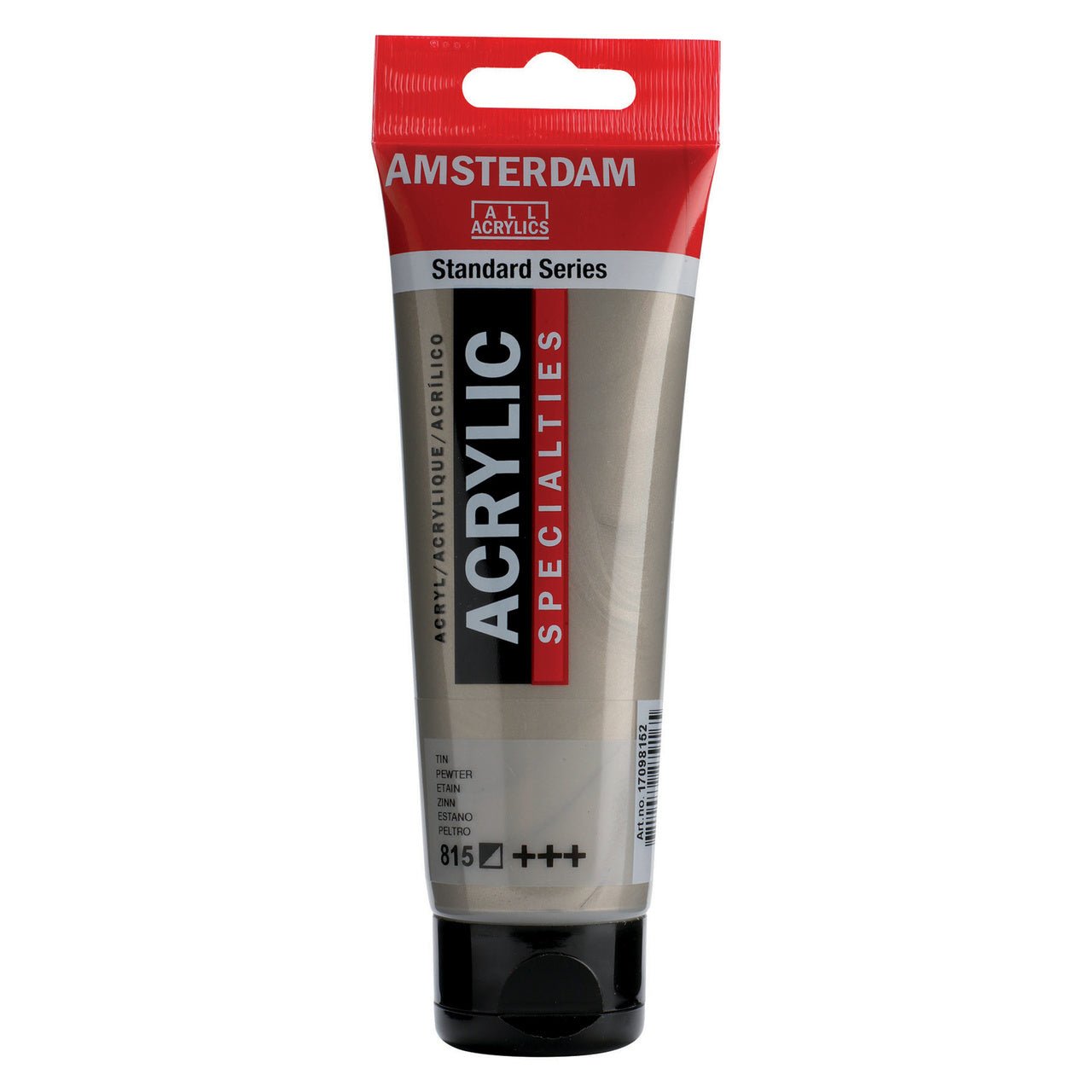 Amsterdam Standard Acrylic Paint 120ml Metallic Pewter - merriartist.com