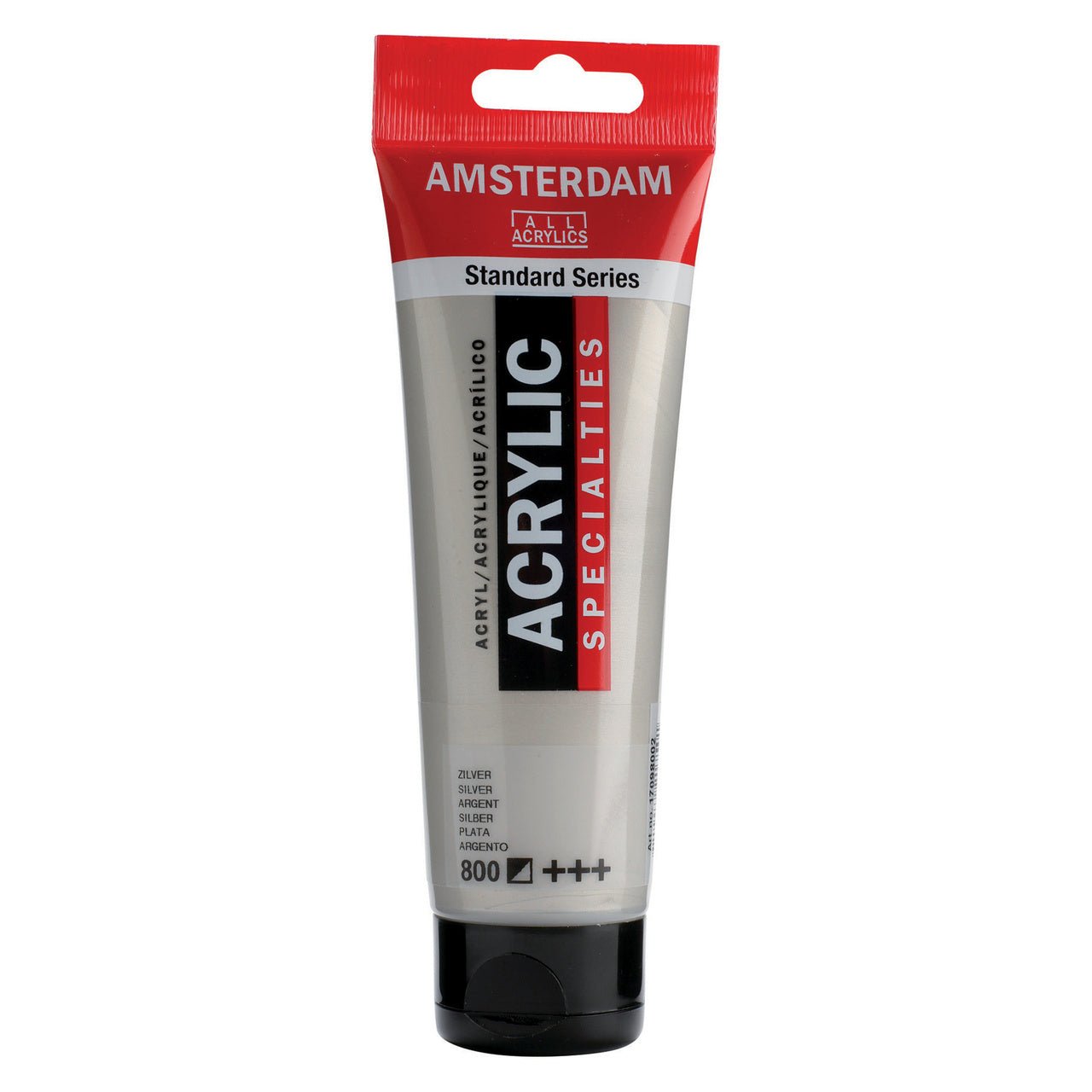 Amsterdam Standard Acrylic Paint 120ml Metallic Silver - merriartist.com