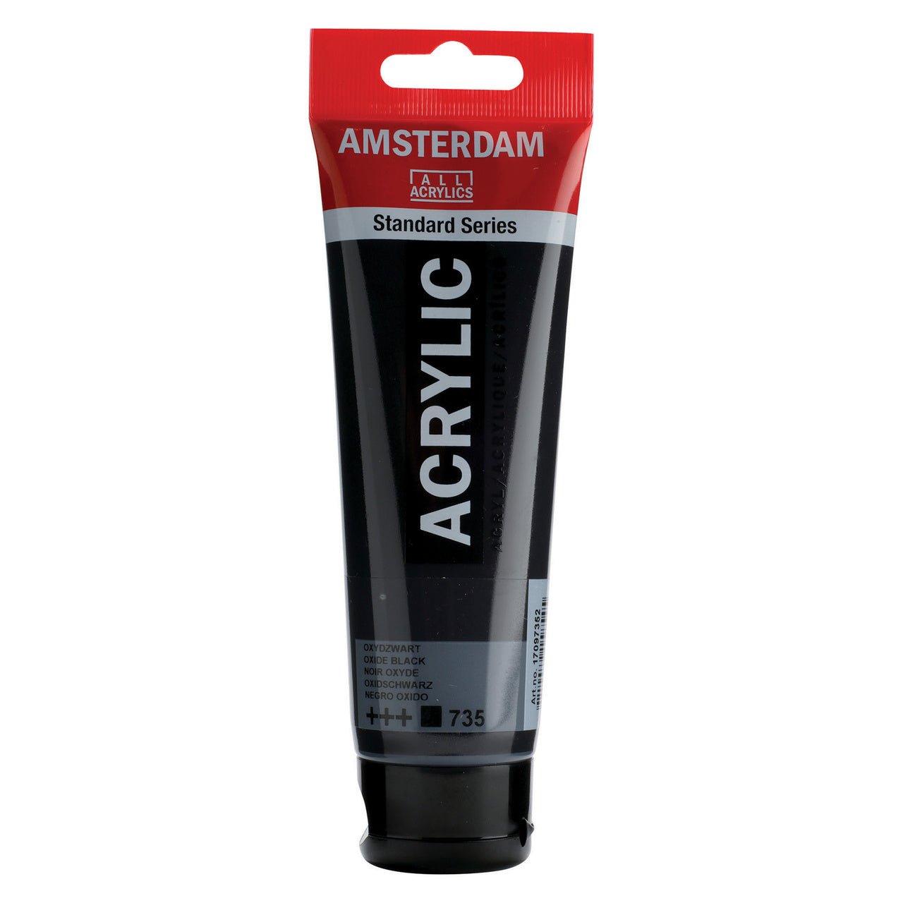 Amsterdam Standard Acrylic Paint 120ml Oxide Black - merriartist.com