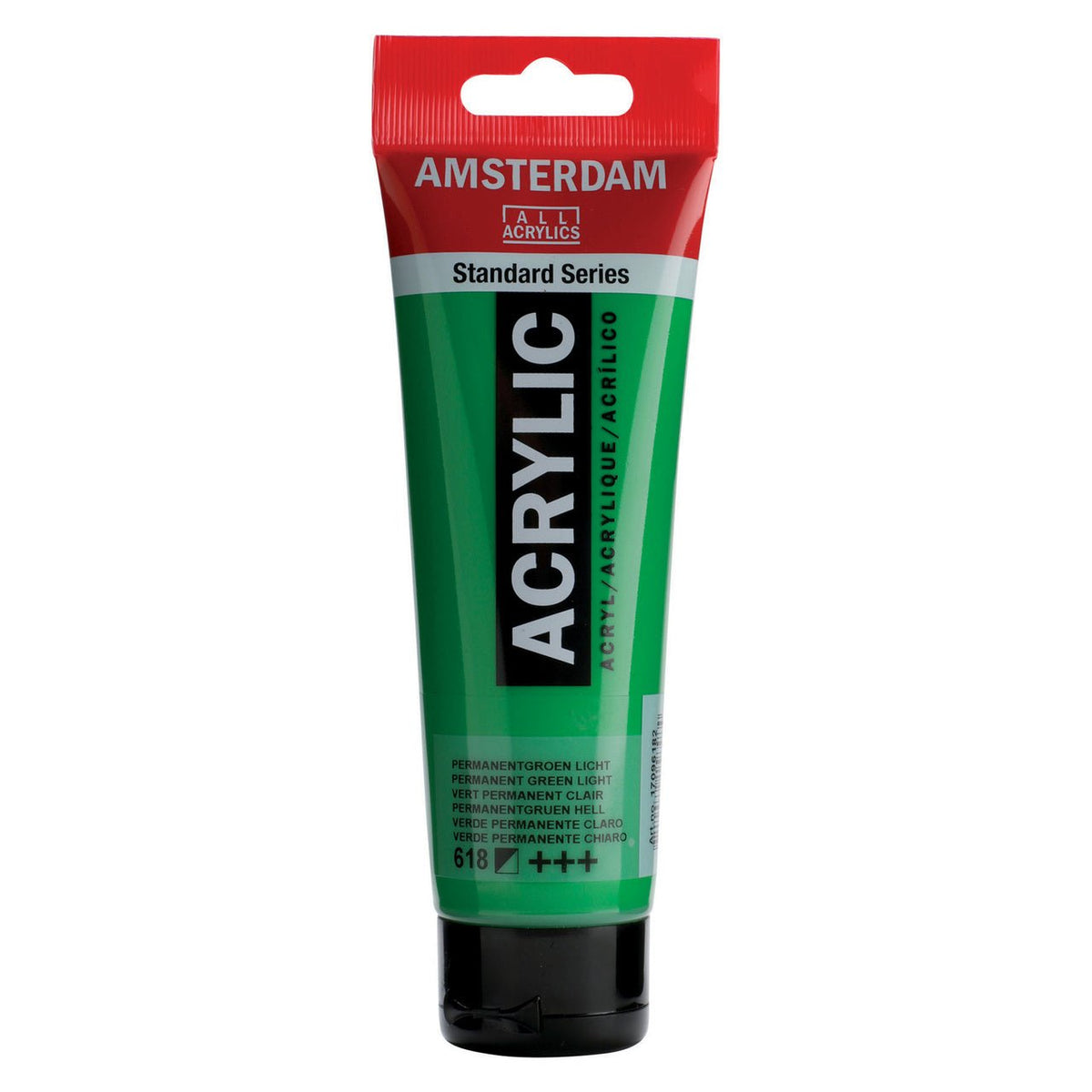 Amsterdam Standard Acrylic Paint 120ml Permanent Green Light - merriartist.com