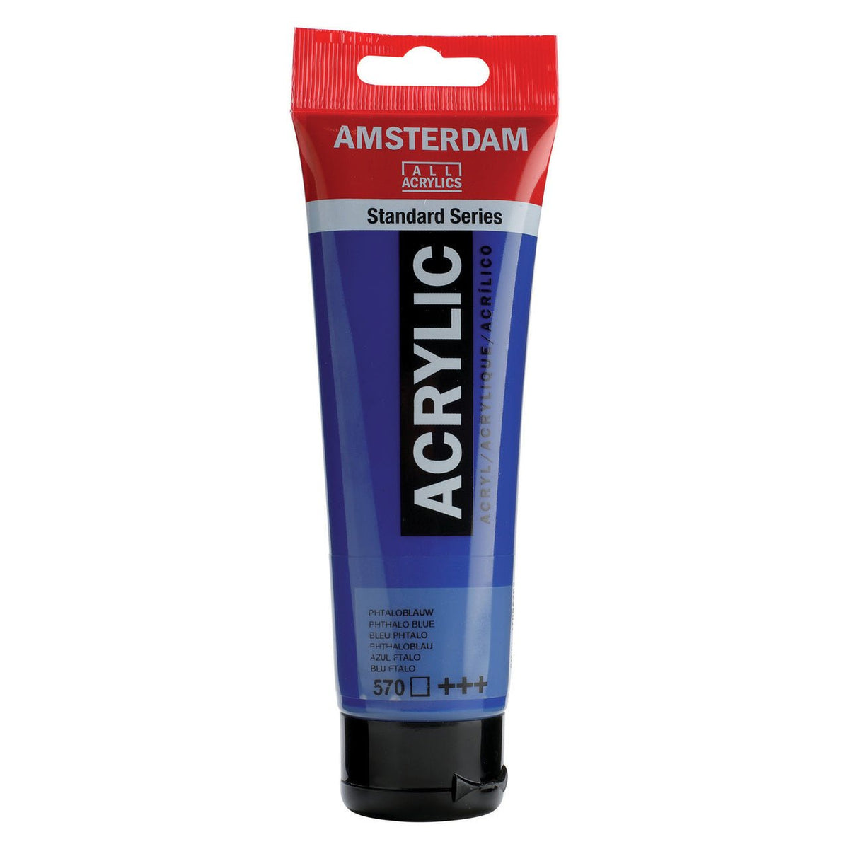 Amsterdam Standard Acrylic Paint 120ml Phthalo Blue - merriartist.com