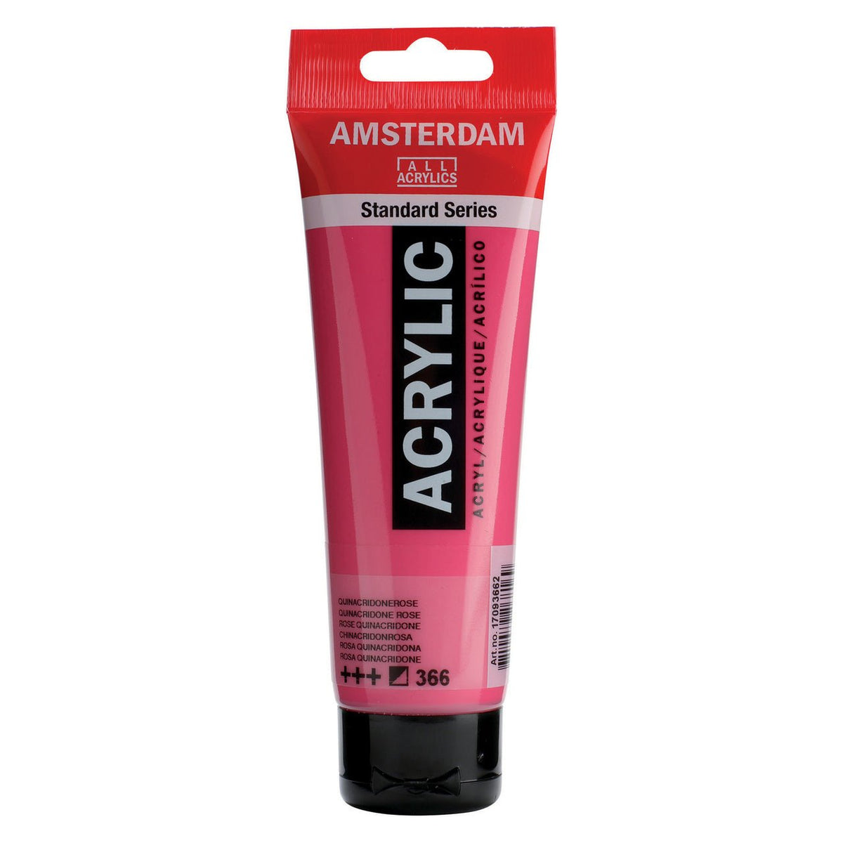 Amsterdam Standard Acrylic Paint 120ml Quinacridone Rose - merriartist.com