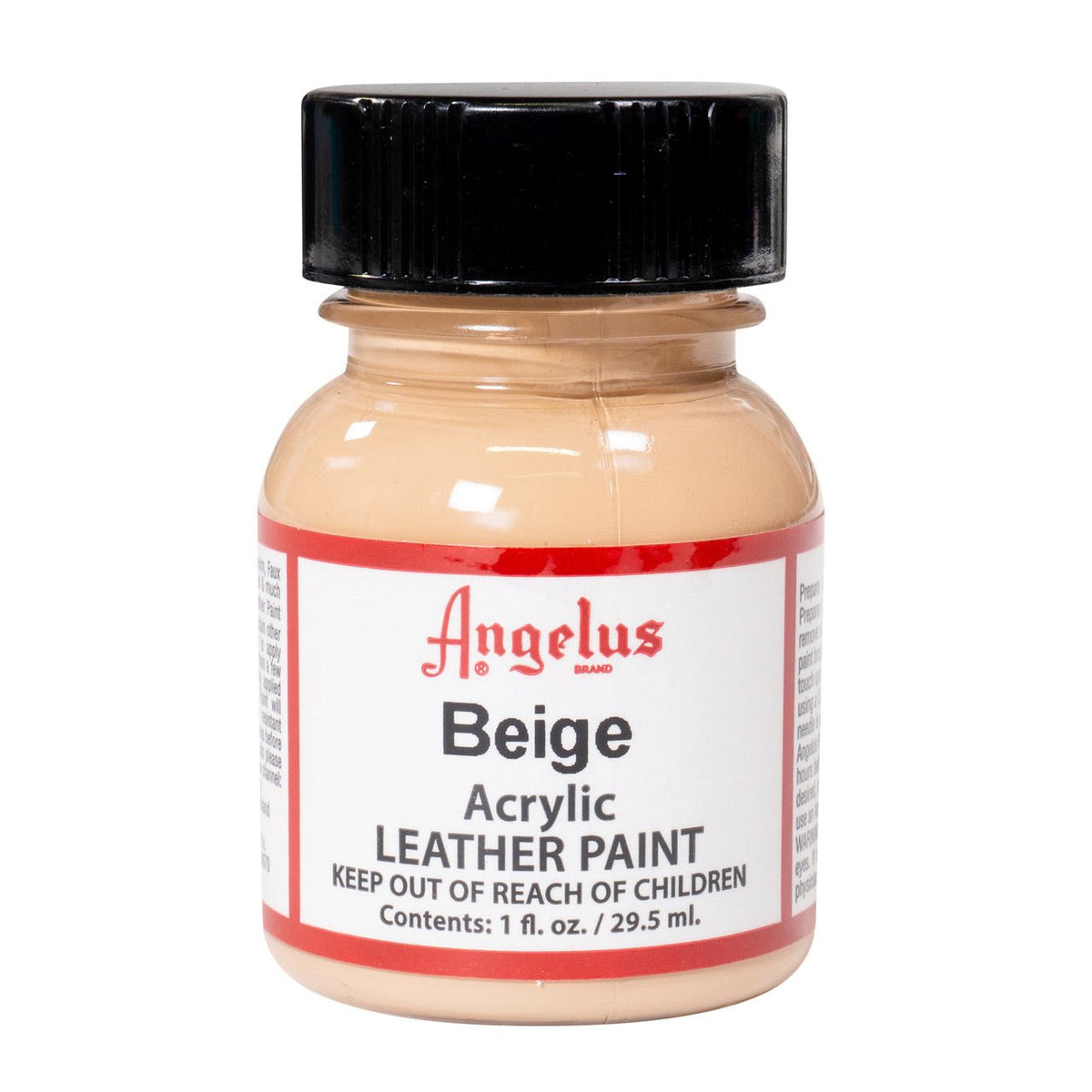 Angelus Acrylic Leather Paint - 1 oz. Bottle - Beige - merriartist.com