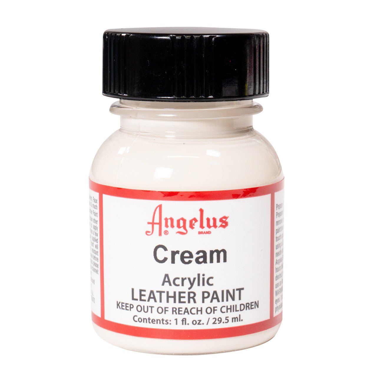 Angelus Acrylic Leather Paint - 1 oz. Bottle - Cream - merriartist.com