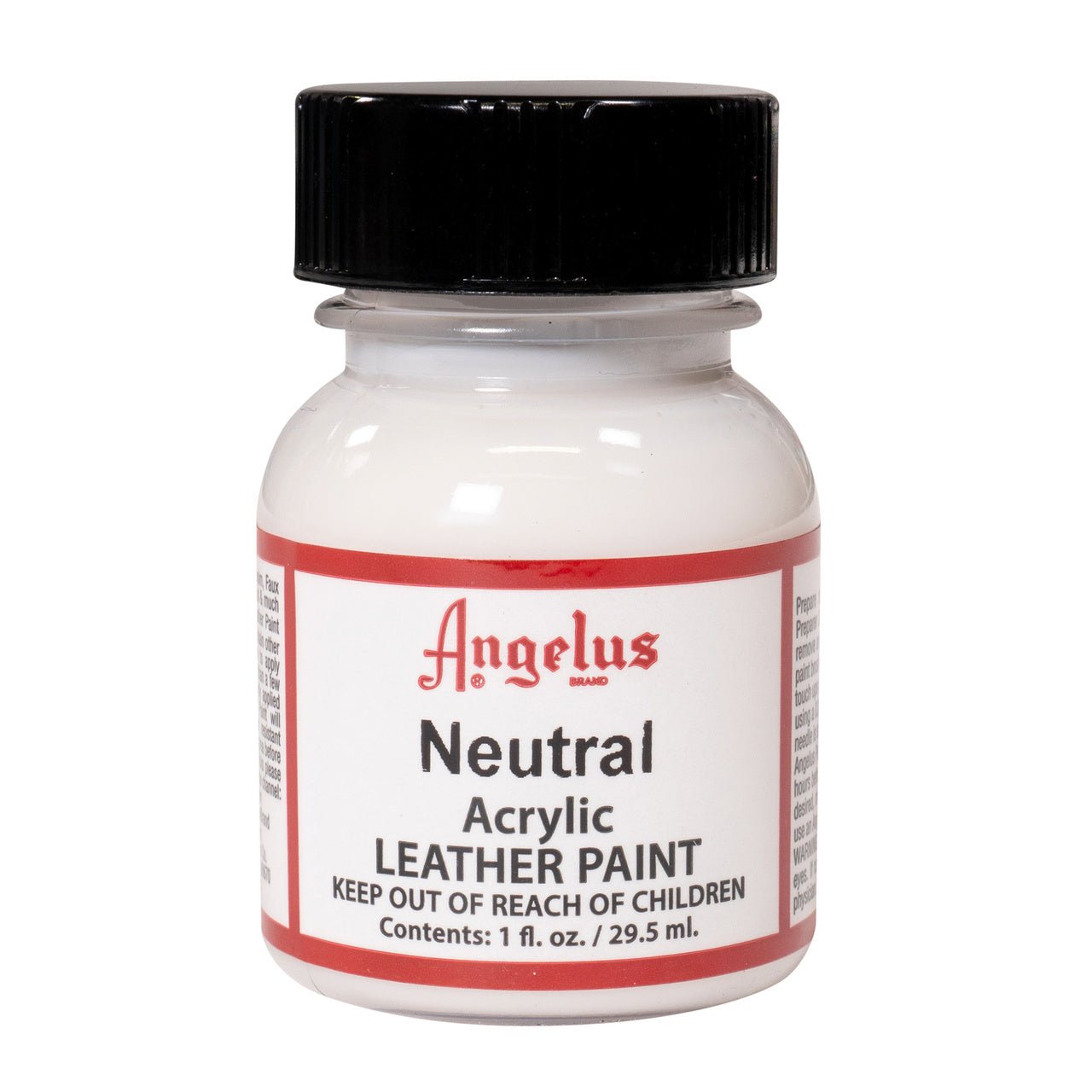 Angelus Acrylic Leather Paint - 1 oz. Bottle - Neutral (Clear) - merriartist.com