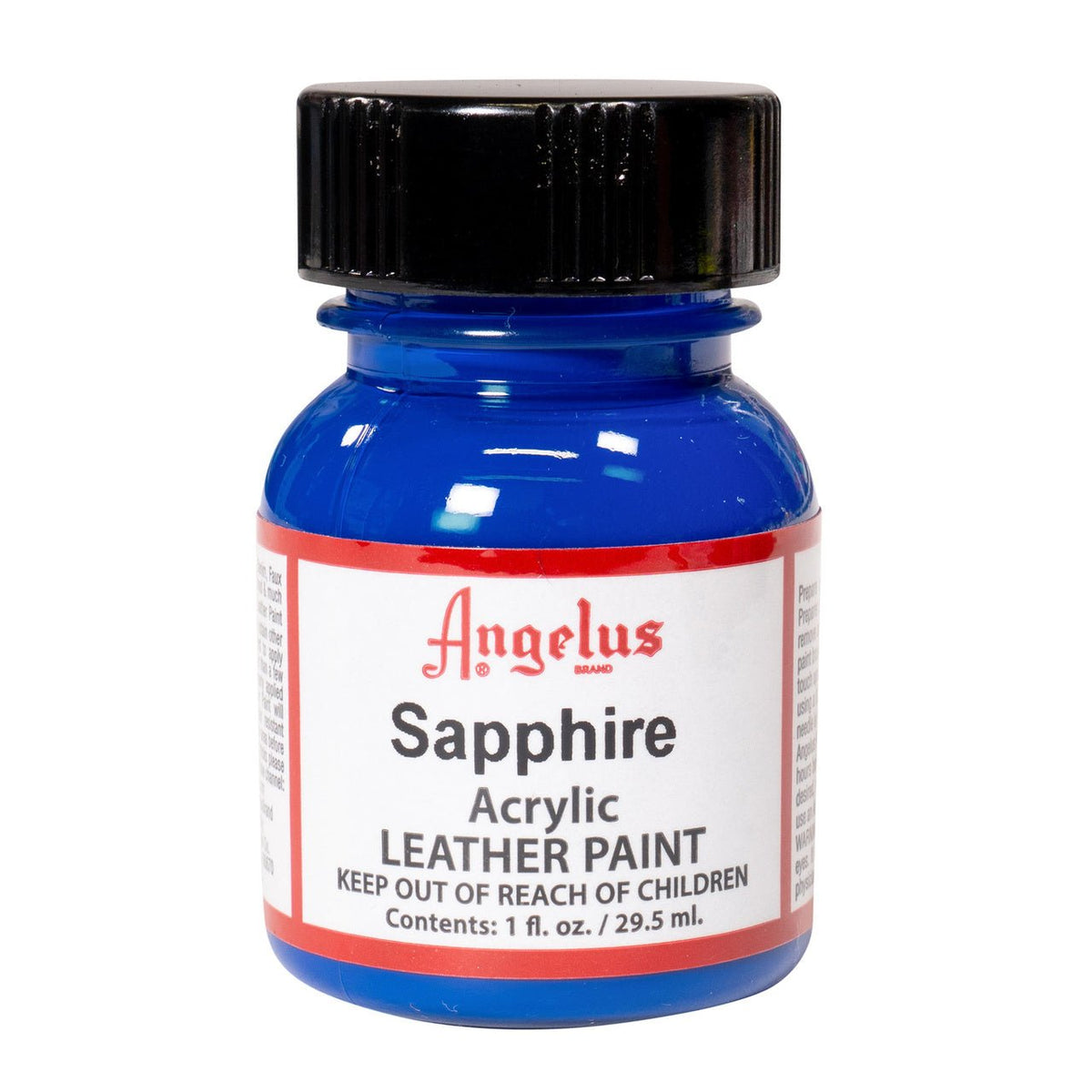 Angelus Acrylic Leather Paint - 1 oz. Bottle - Sapphire - merriartist.com